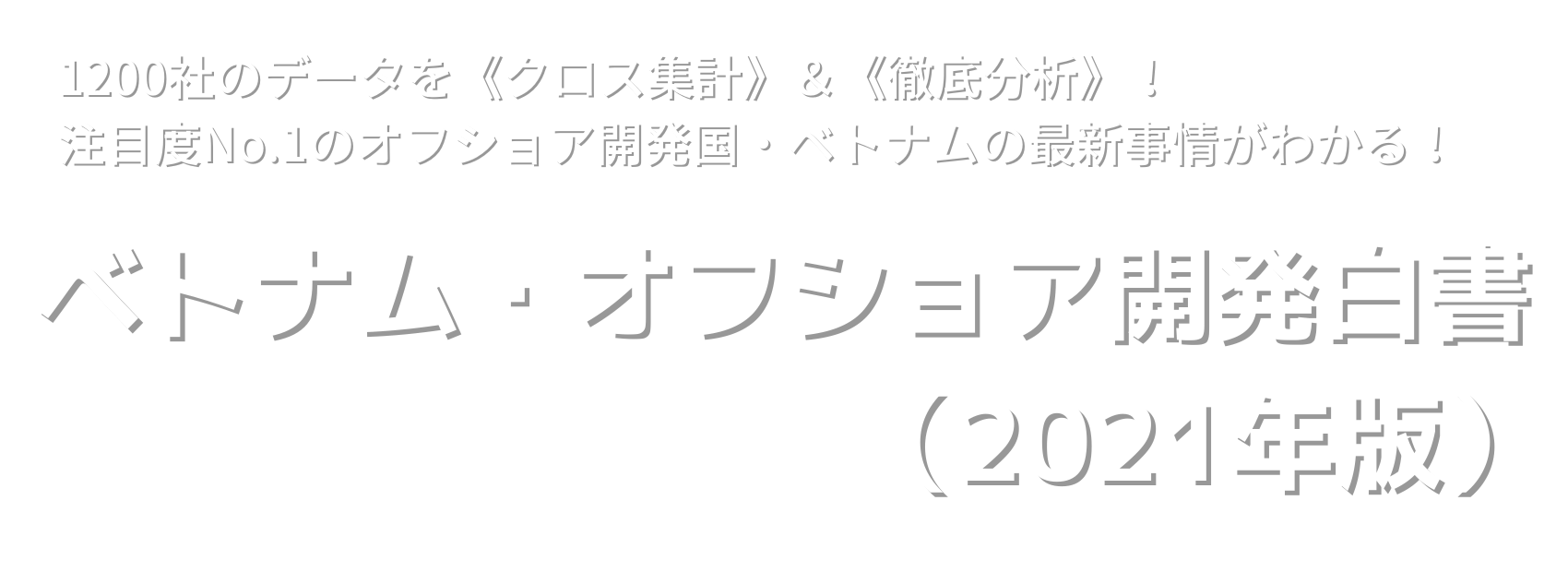 『ベトナム・オフショア開発白書（2021年版）』